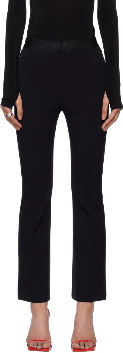 WOLFORD BLACK GRAZIA TROUSERS