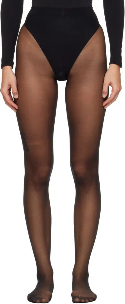 Wolford Black Individual 10 Tights