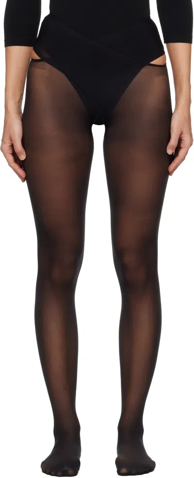 Wolford Black Individual 12 Stay-hip Tights
