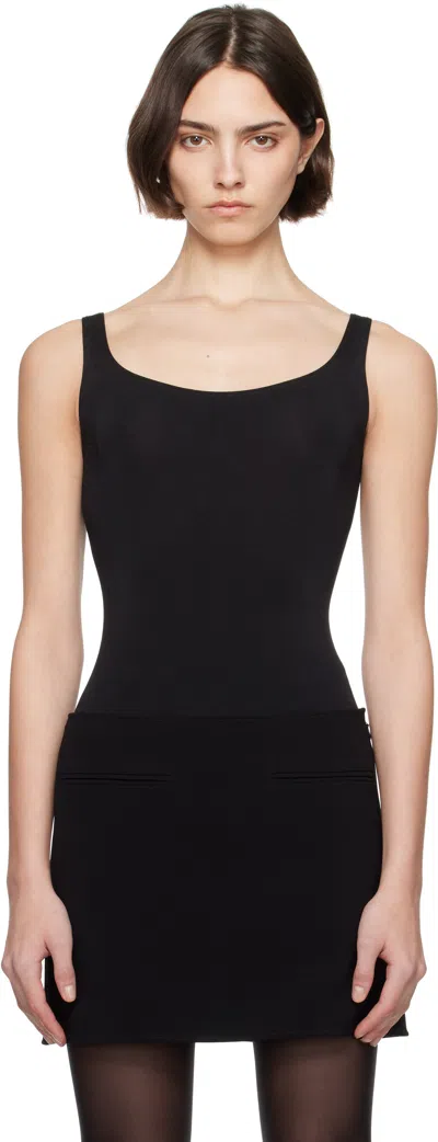 Wolford Black Jamaika String Bodysuit In 7005 Black