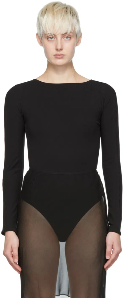 Wolford Black Nao Takekoshi Edition 'the Back-cut-out' Bodysuit