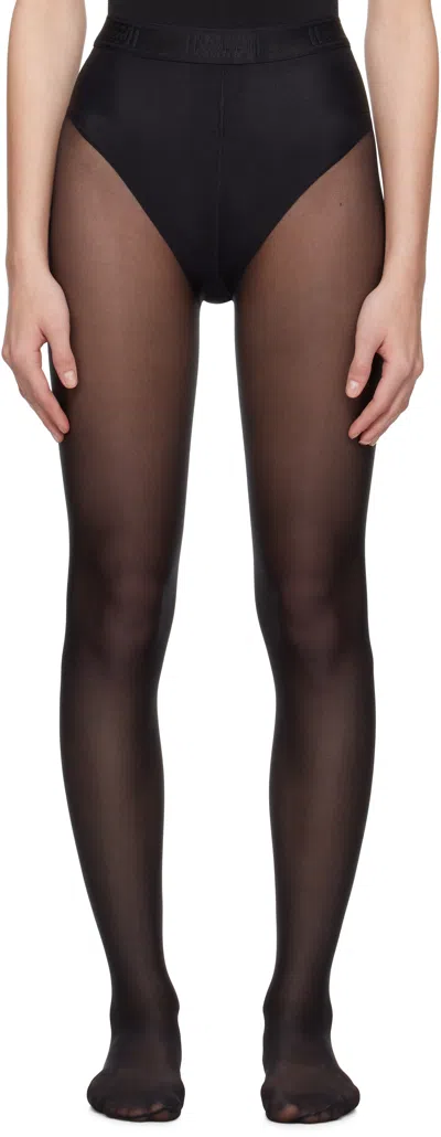 Wolford Black Neon 40 Tights In 7005 Black