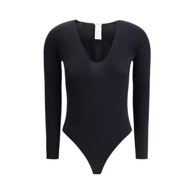 Wolford Black Polyamide Bodysuit