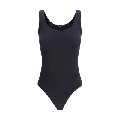 Wolford Black Polyamide Bodysuit