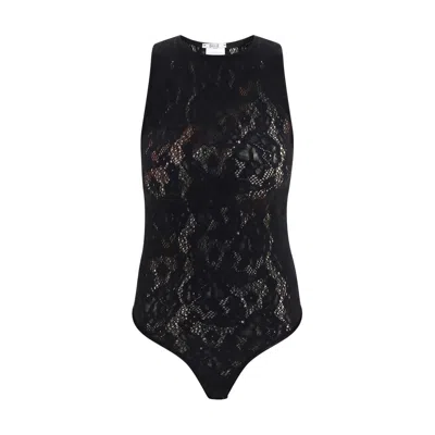 Wolford Black Polyamide Bodysuit