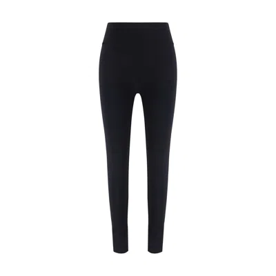 Wolford Black Polyamide Leggings In Blue