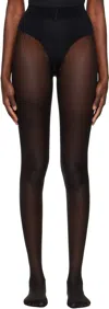 Wolford Black Satin Touch 20 Tights In 7005 Black