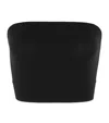 Wolford Black Solid Strapless Top In Black