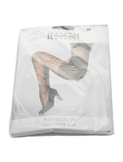 Pre-owned Wolford Black Stockings