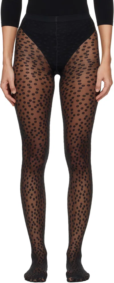 Wolford Black Sweet Dots Tights