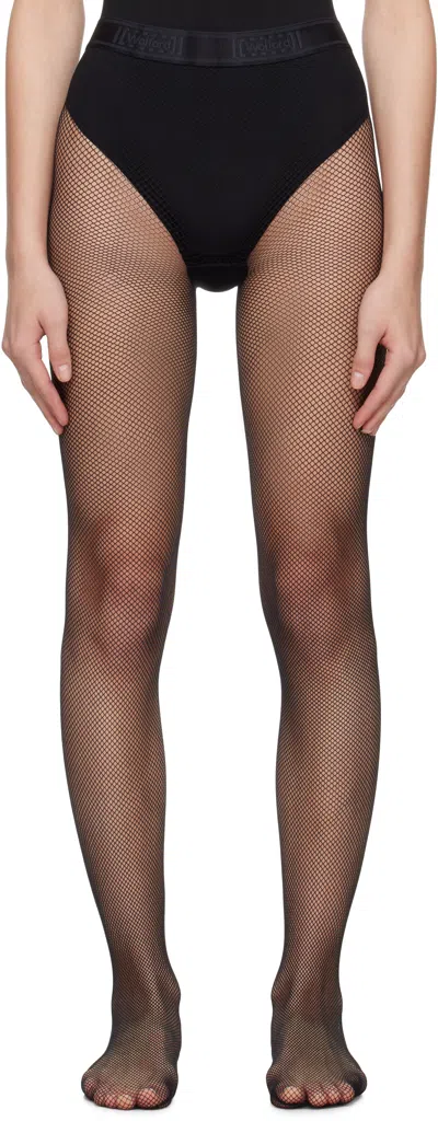 Wolford Black Twenties Econyl Tights In 7005 Black