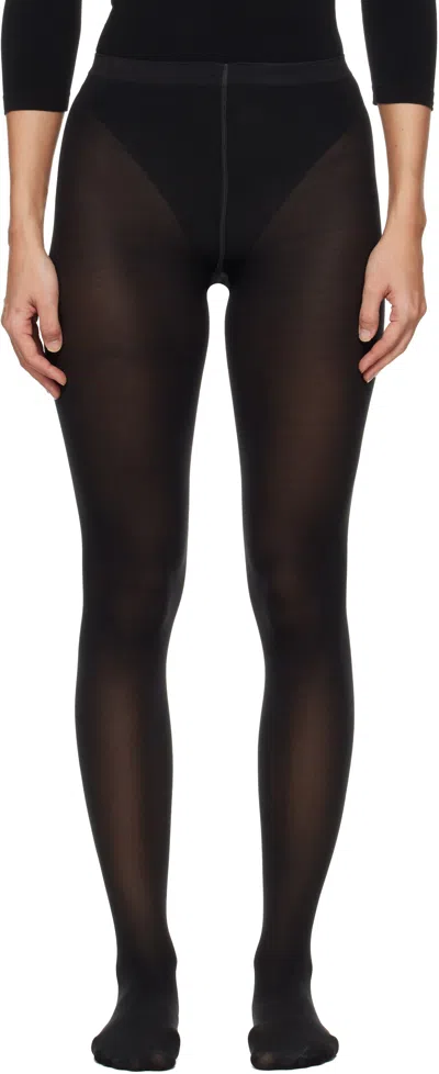 Wolford Black 'velvet De Luxe' 50 Tights