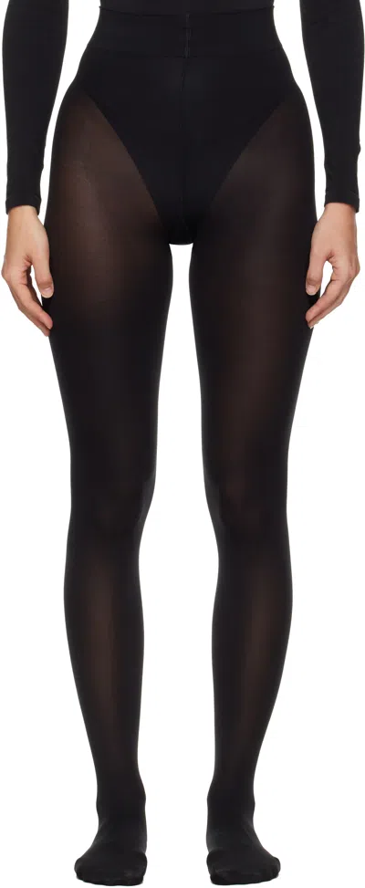 Wolford Black Velvet De Luxe 66 Tights