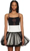 Wolford Black 'w' Bodysuit In 7005 Black