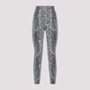 Wolford Python Print High Waist Leggings In Gray