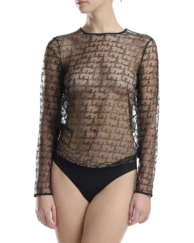 Wolford Blouse Bodysuit In Black