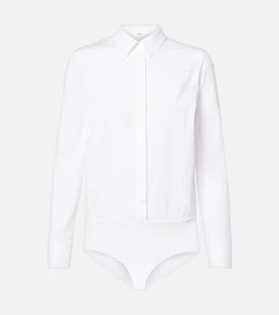 Wolford Blouse Bodysuit In White