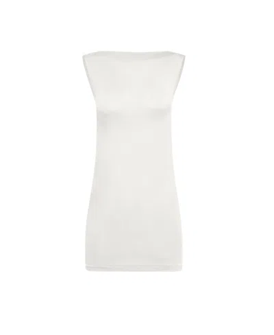 Wolford Boat-neck Tank Top In White