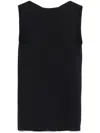 Wolford Navy Blue Boat-neck Top In Blue