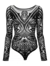 Wolford Paisley Tattoo Body In Black