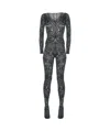 Wolford Paisley Tattoo Bodysuit In Black