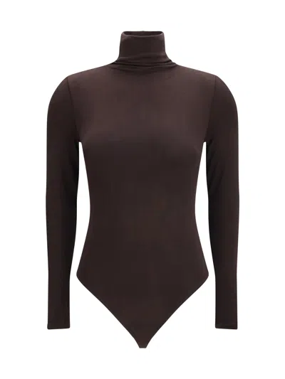 Wolford Bodysuit In Brown