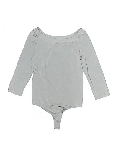 Pre-owned Wolford Bodysuit In Gray