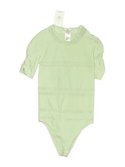 Pre-owned Wolford Bodysuit In Green