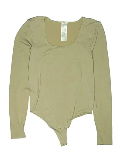 Pre-owned Wolford Bodysuit In Green