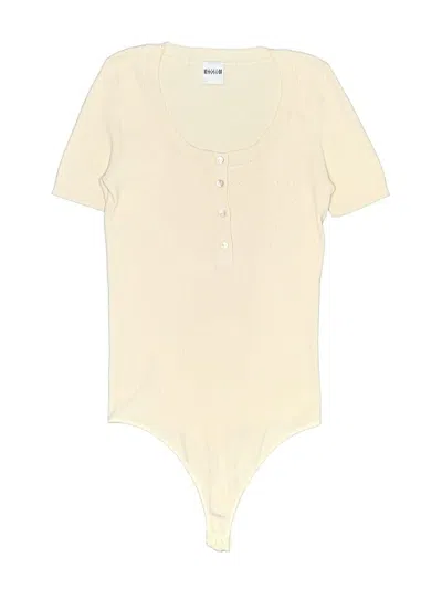 Pre-owned Wolford Bodysuit In Ivory