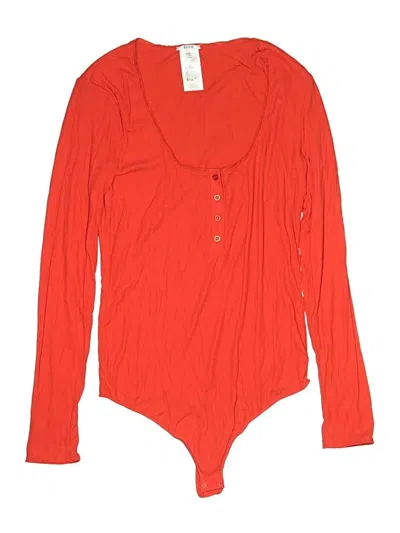 Pre-owned Wolford Bodysuit In Red
