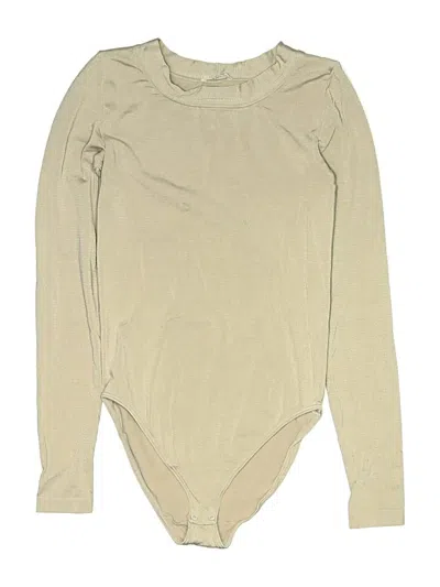 Pre-owned Wolford Bodysuit In Tan
