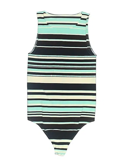 Pre-owned Wolford Bodysuit In Teal