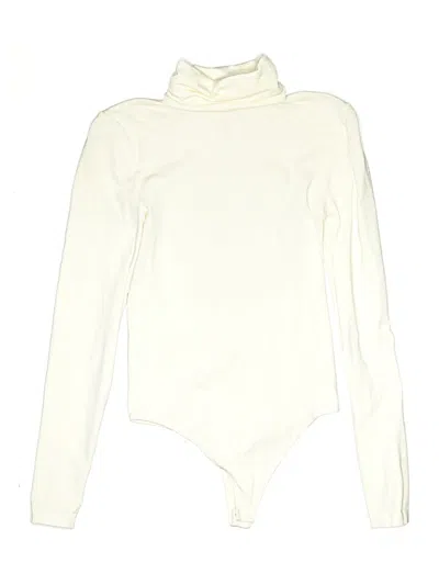 Pre-owned Wolford Bodysuit In White