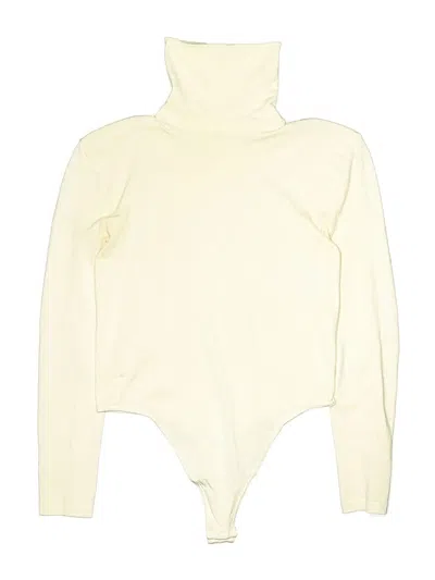 Pre-owned Wolford Bodysuit In White