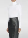 Wolford Ribbed High Neck Bodysuit In White