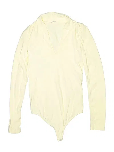 Pre-owned Wolford Bodysuit In Yellow