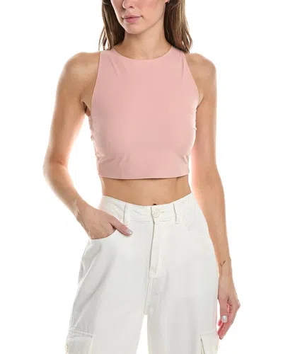 Wolford Bonded Crop Top In Pink