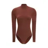 Wolford Bordeaux Polyamide Top In Brown