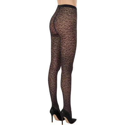 Wolford Bouquet Tights In Black