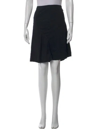 Pre-owned Wolford Braided Accents Mini Skirt In Black