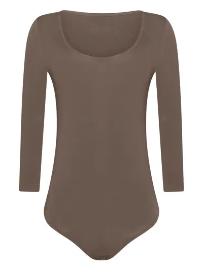 Wolford Brown Solid Swimwear