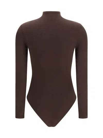 Wolford Buenos Aires Bodysuit In Brown
