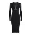 Wolford Bustier Midi Dress In Black