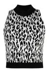 Wolford C2c Logo Sporty Tank-top In Animalier