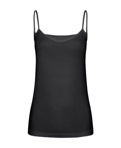 Wolford Fitted Silhouette Spaghetti Straps Stretch Top In Black