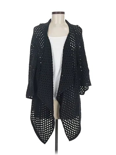 Pre-owned Wolford Cardigan Sweater In Black