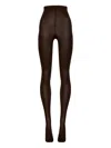 Wolford Cashmere Blend Tights In Brown