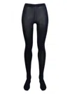Wolford Cashmere High-rise Tights In Blue