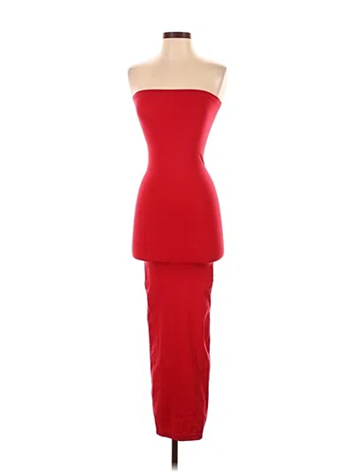 Pre-owned Wolford Cocktail Dress In Red